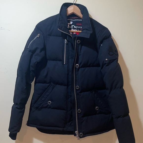 Mens Moose Knuckles Original 3Q Shearling and Cloud Neoshear Jacket